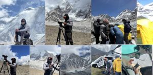filming at Everest
