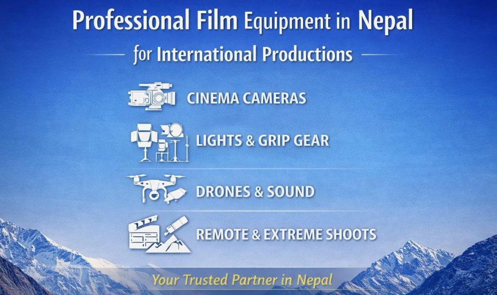 # Film Equipment in Nepal for International Productions