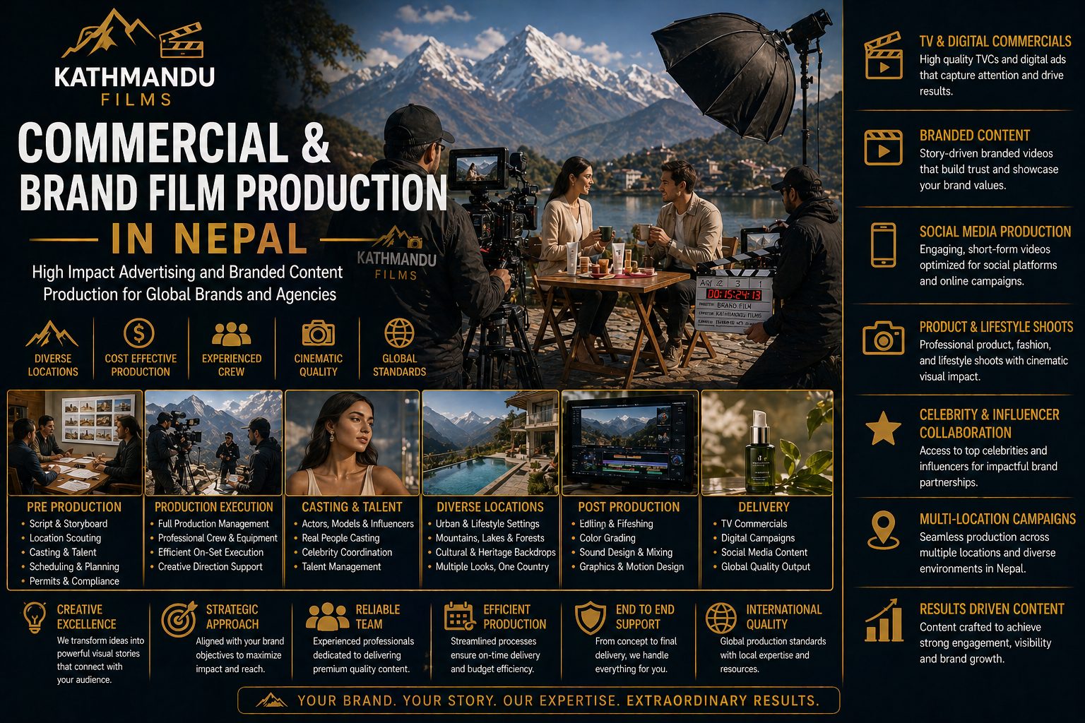 Commercieal and Brand shoot in Nepal