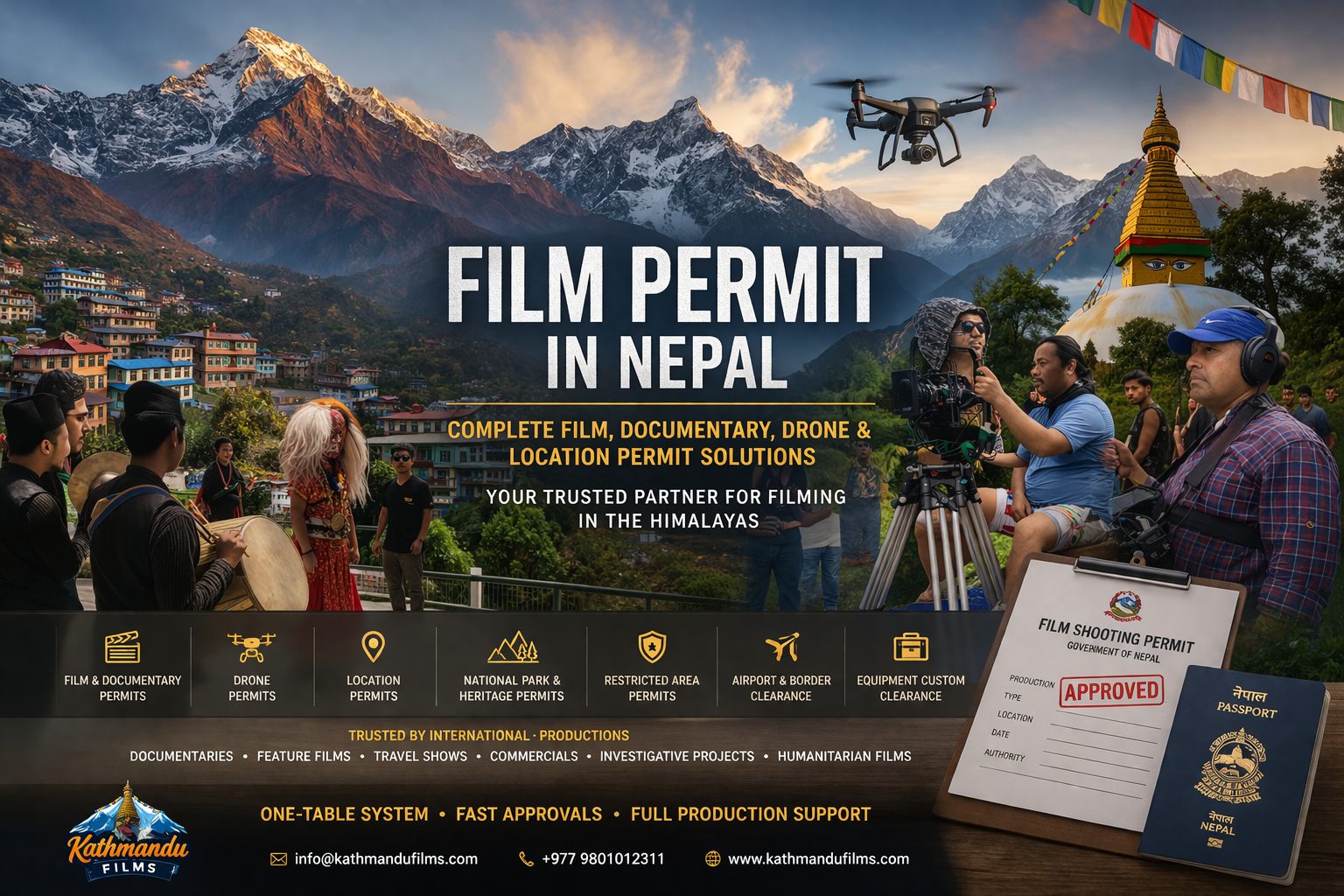 Film permit in Nepal