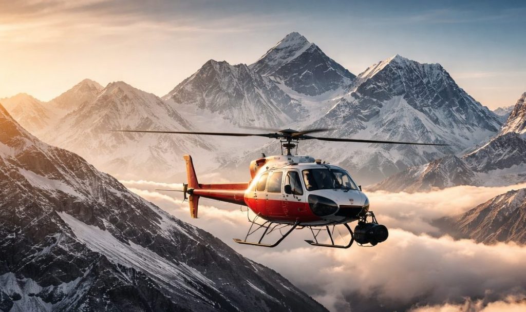 Helicopter Hire for Filming in Nepal