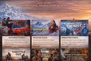 Line producer in Nepal