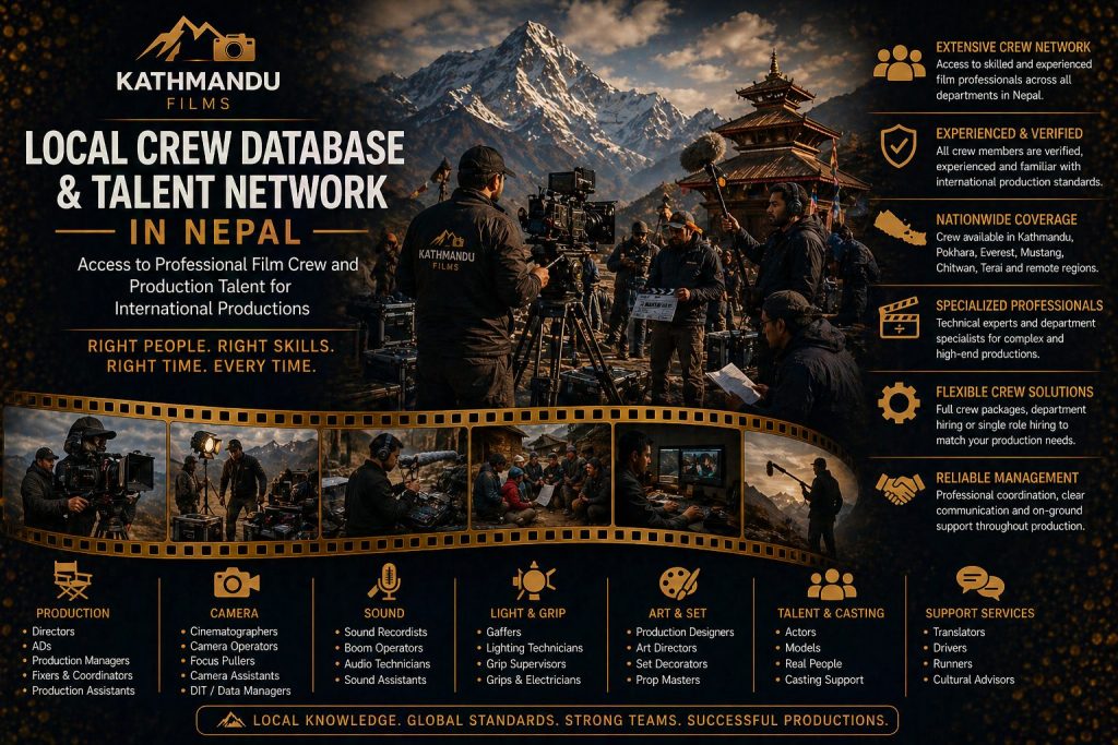Local Crew Database and Talent Network in Nepal